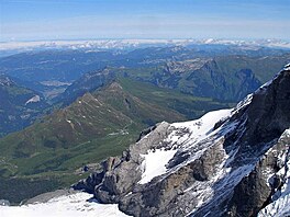 Pohled z Jungfraujoch, foto Zana