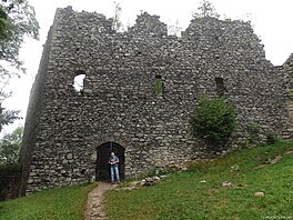 Andlsk hora - zcenina hradu