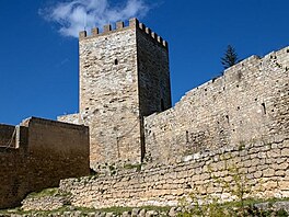 Cesta na Siclii. Enna - ob hrad Castello di Lombardia