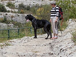 Pantalica - bylo teplo a stoupn od eky velk. Siclie, kvten 2018.