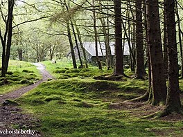 Rowchoish Bothy - monost pespat. Cestou po West Highland Way.