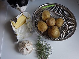 Suroviny na rozplcl brambory