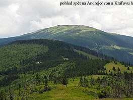 Pohled zpt na Andrejcovou a Krlovu holu. Nzk Tatry, erven 2018