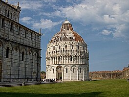 Pisa - katedrla a ktitelnice