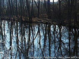 Rokytka za Tuleicemi, tady jsme seli k ece. Cesta 22.-24. 3. 2019