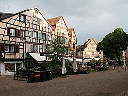 Colmar, centrum. Alsasko, 2022