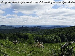 Vhledy z Vizovickch vrch. Ze Zlna do Vizovic, ervenec 2021