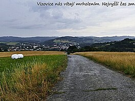 Vizovice ns vtaj mrholenm. Ze Zlna do Vizovic, ervenec 2021