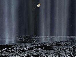 gejzry na Enceladu 1