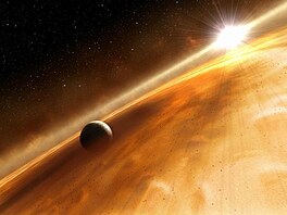 Planeta u hvzdy Fomalhaut v pedstavch male