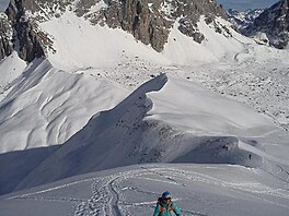Skitouring v St. Antnien ve vcarsku (MB)