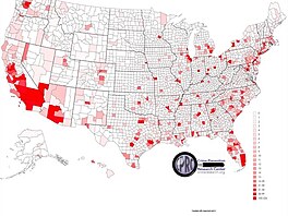 Map US Murder