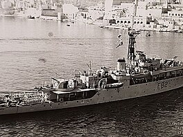 alupa HMS Magpie ve Velkm pstavu, Malta