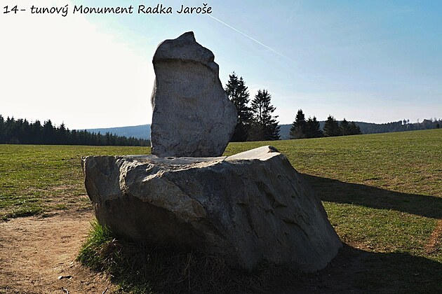 trnáctitunový Monument Radka Jaroe. Výlet na árské vrchy, 30.-31. 3. 2019