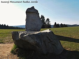 trnctitunov Monument Radka Jaroe. Vlet na rsk vrchy, 30.-31. 3. 2019