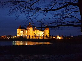 Moritzburg je krsn i za tmy, prosinec 2022, Drany