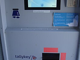 Automat na placen parkovnho za jachtu v marin, 2018