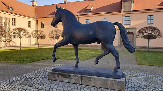 Socha hebce Eltona  Moritzburg, Landgestüt Moritzburg