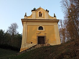 Kaple sv. Vojtěcha. Výlet Džbánsko, duben 2019