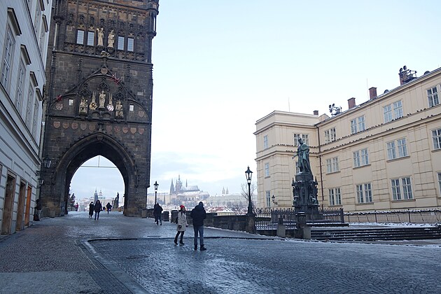 22. 1. 2023. Staroměstská mostecká věž, Hradčany, Karel IV.