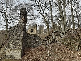 Zcenina hradu Rzmburk (Osek)