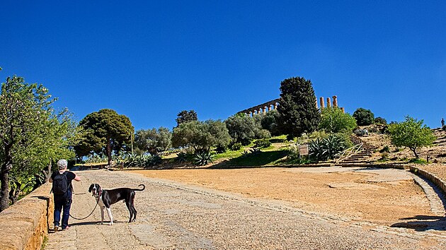 Agrigento - davy tu nejsou. Siclie, bezen 2023