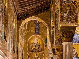 Palatinsk kaple (Cappella Palatina), Palermo, Siclie. Bezen 2023