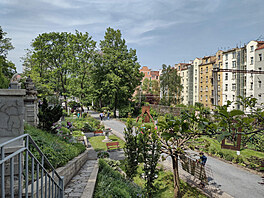 V Umleck zahrad pod Nuselskm mostem, Praha
