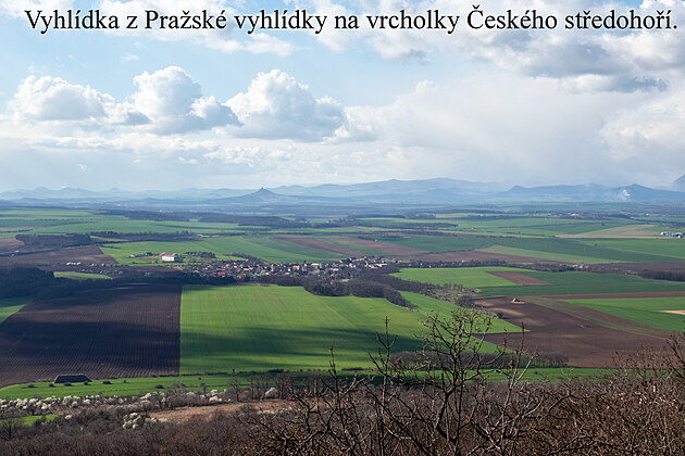 Z M�ln�ka na ��p. Poutn� cesta Blan�k - ��p, b�ezen 2023.