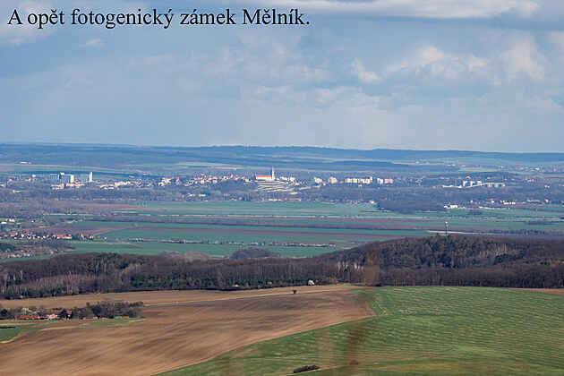 Z M�ln�ka na ��p. Poutn� cesta Blan�k - ��p, b�ezen 2023.