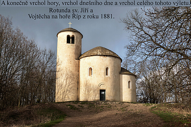 Z M�ln�ka na ��p. Poutn� cesta Blan�k - ��p, b�ezen 2023.