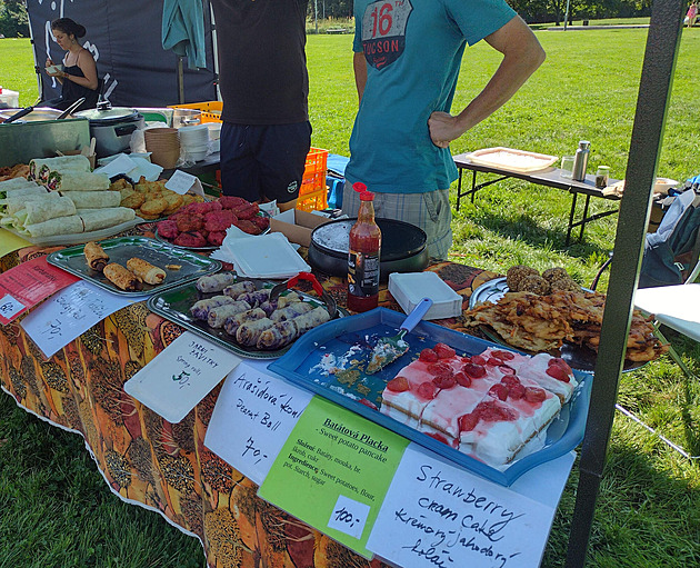 Veganské hody, srpen 2023 Pankrác - slané i sladké