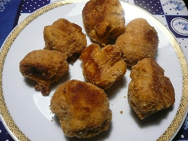 Hotový upe�ený kv�ták, paprika pomohla barv�