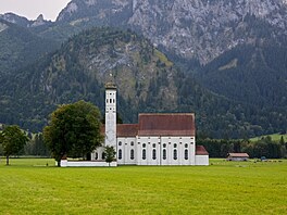 Kostel svatho Colomana dole pod Neuschwansteinem