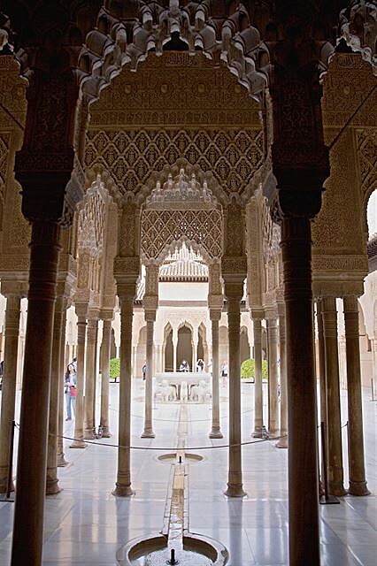 1 Palác Nazaries v Alhambe