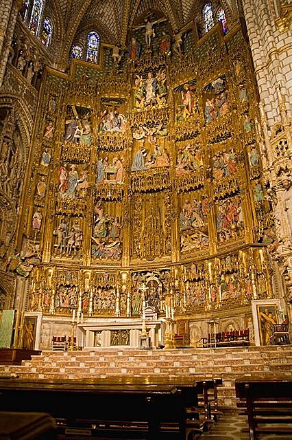 Toledo - trocha zlata v katedrále