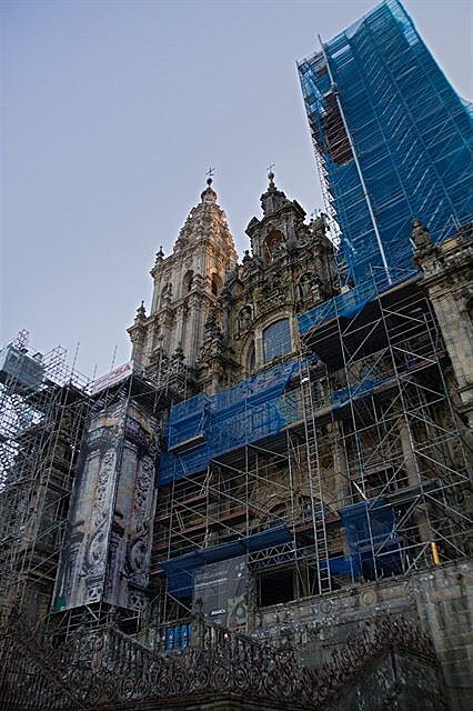 Katedrála v Santiago de Compostela se restauruje