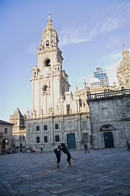 Santiago de Compostela - rozjívený mamut me blbnout, neb poutník je zatím...