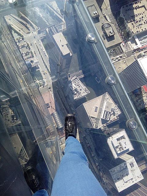 Na Willis Tower v Chicagu