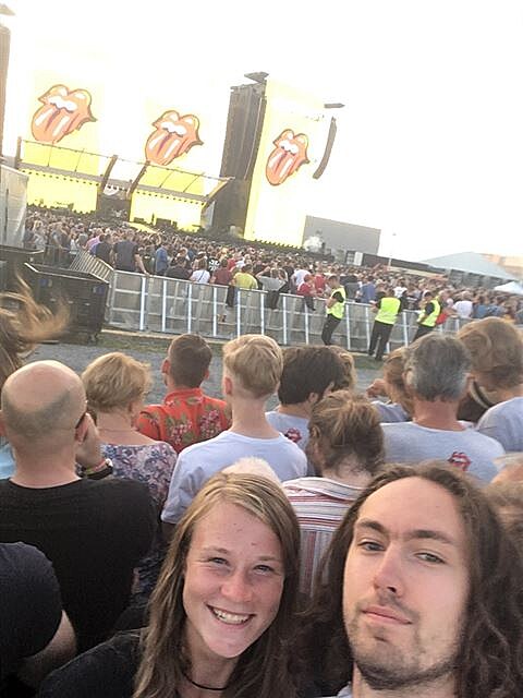 ekání na koncert Rolling Stones, Praha 2018