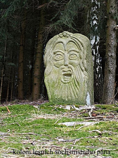 Lesní sochy, Svitavská pahorkatina, bezen 2018