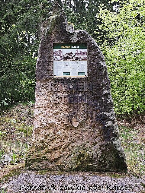 Památník zaniklé obce Kámen