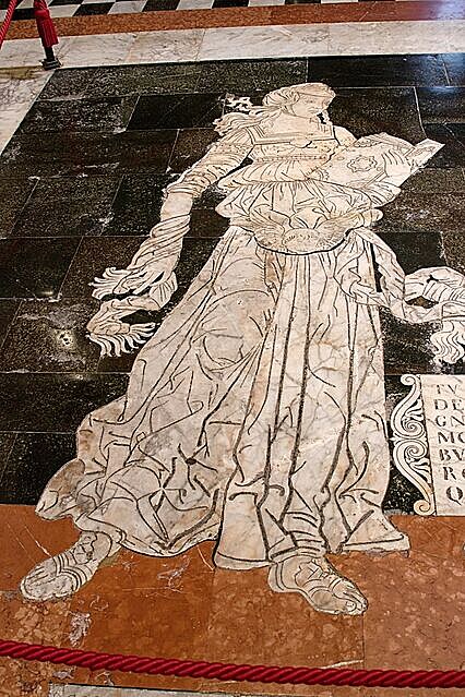 Siena - podlaha v katedrále