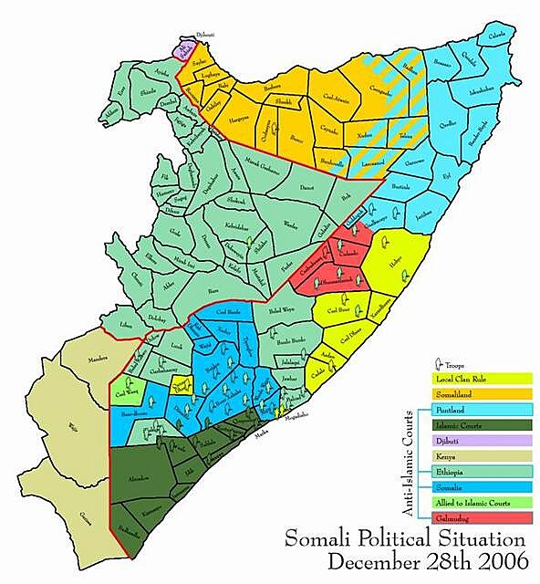 Somali land prosinec 2006