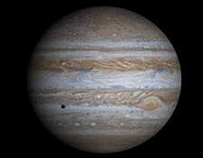 Jupiter s velkou rudou skvrnou na snímku sondy Cassini NASA/JPL