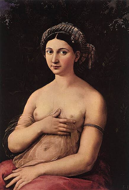 La Fornarina 1518-19 Raphael