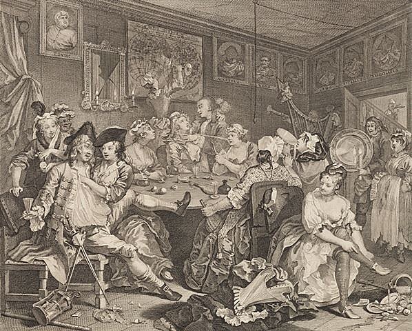 William Hogarth - Vzestup zpustlika III