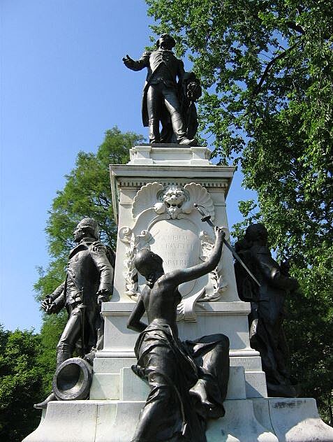 LaFayette, pomník ve Washingtonu