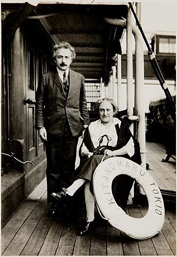 Albert Einstein a Elsa, KitanoMaru 1922