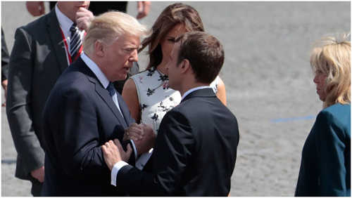 trump-macron